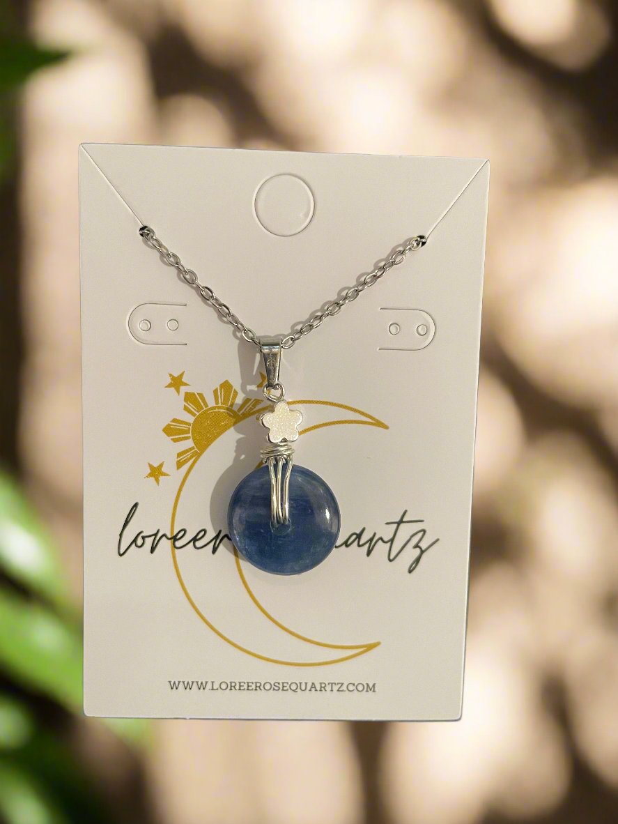 "Lizette" Sampaguita Crystal Donut Necklace