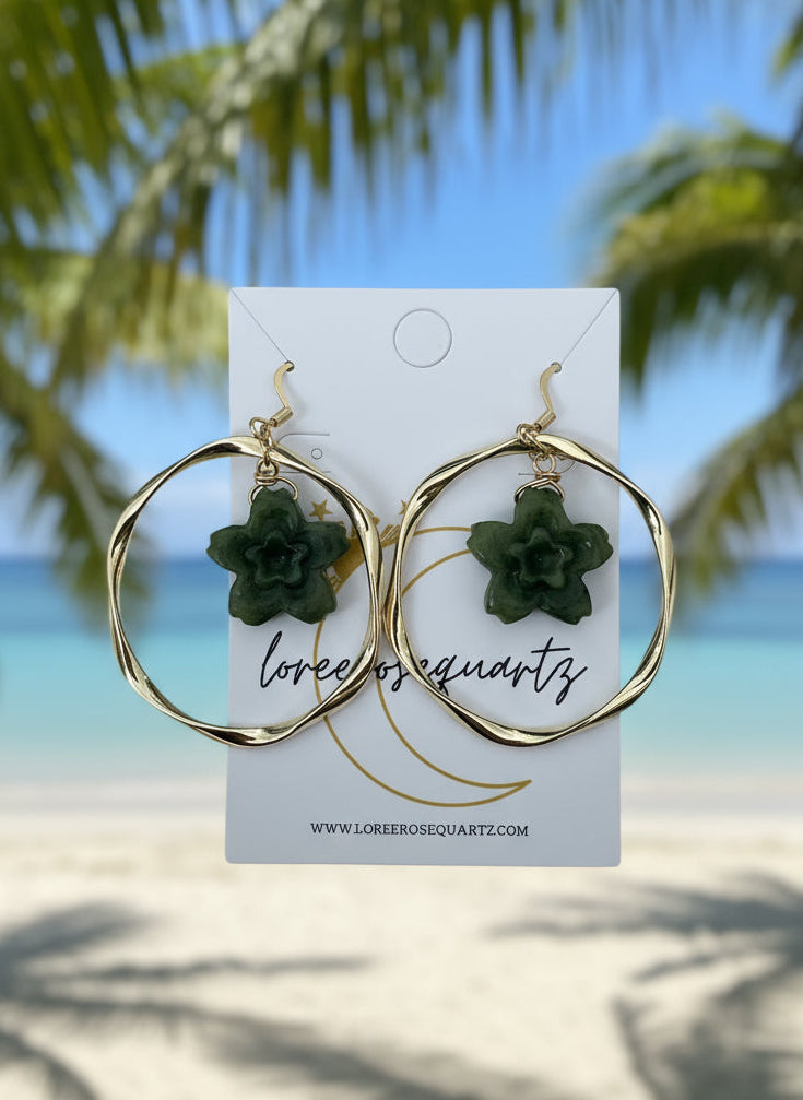 Sampaguita Statement Hoops