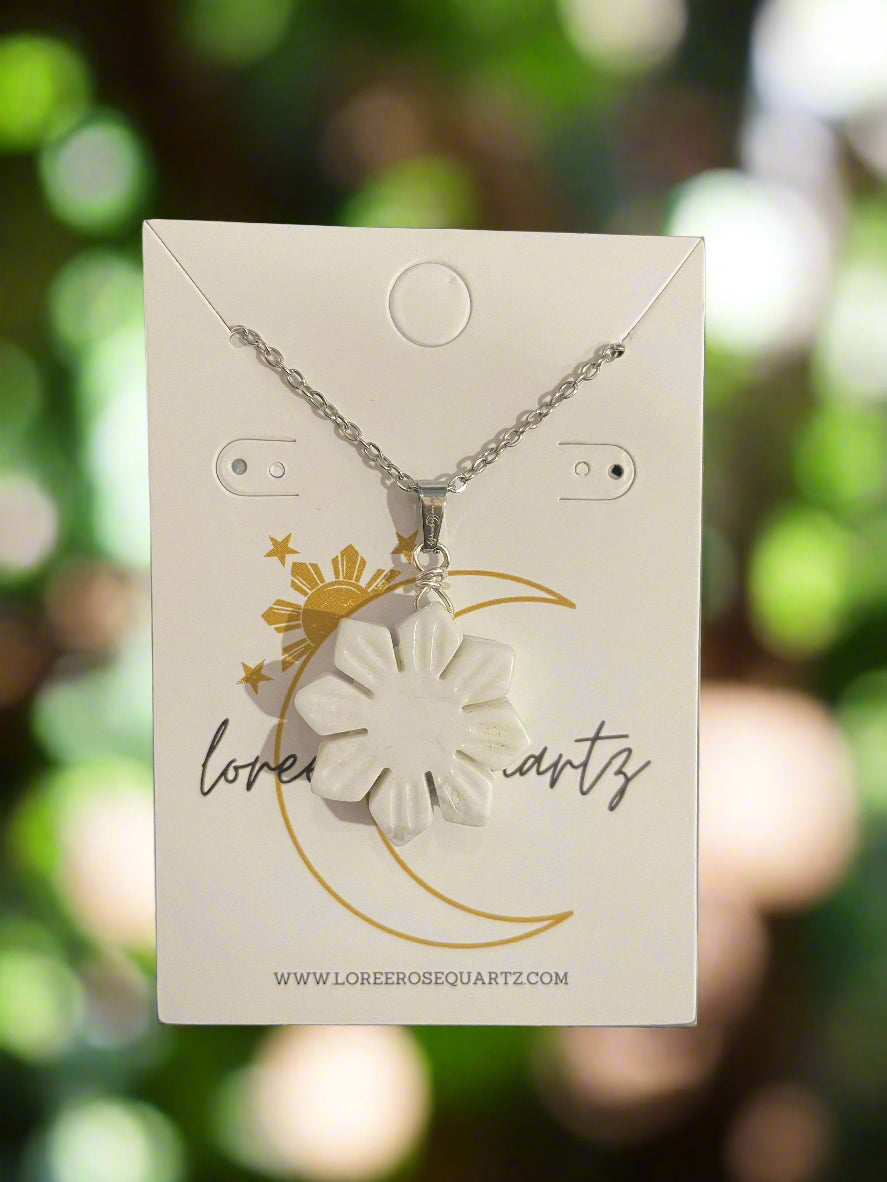 Howlite Araw Crystal Necklace (Third Edition)