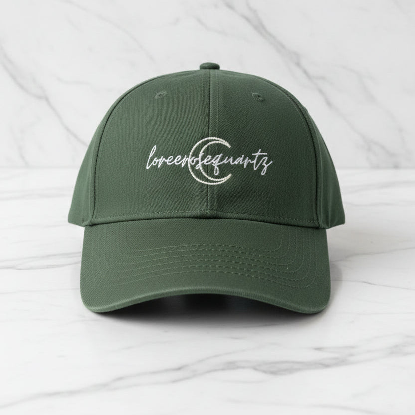 loreerosequartz green hat