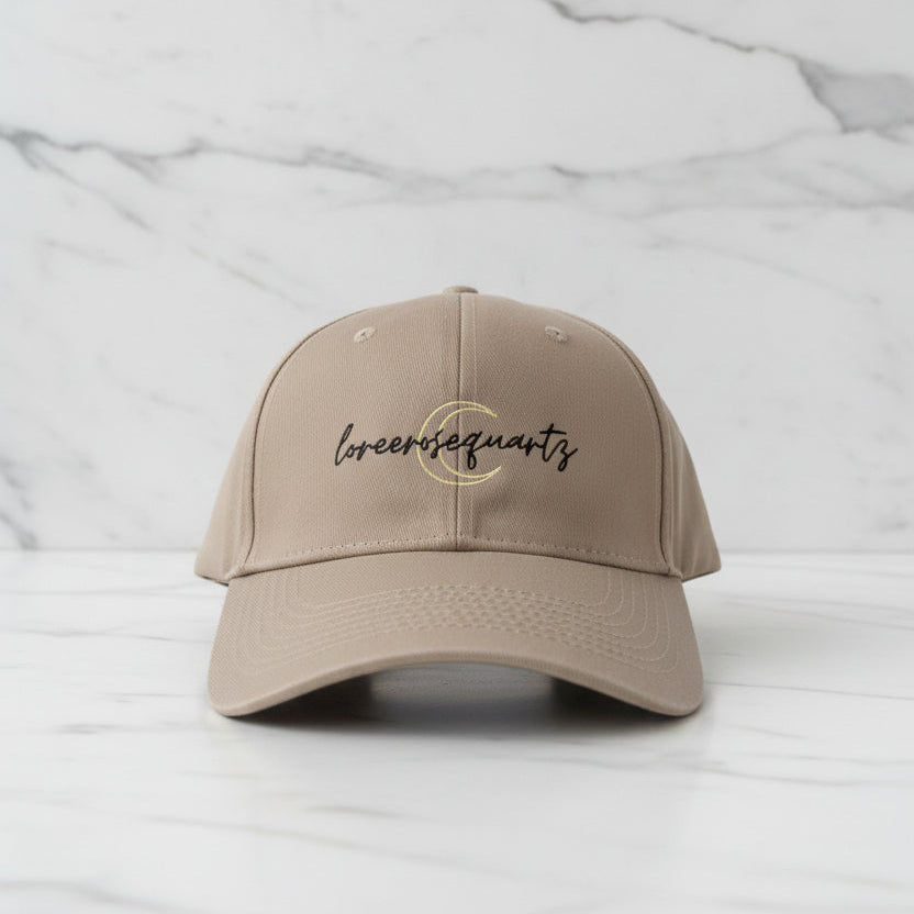 loreerosequartz beige hat