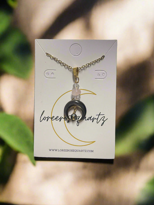 "The Black Lady" Rose Quartz