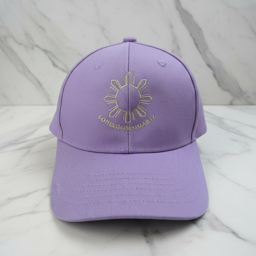 loreerosequartz purple hat