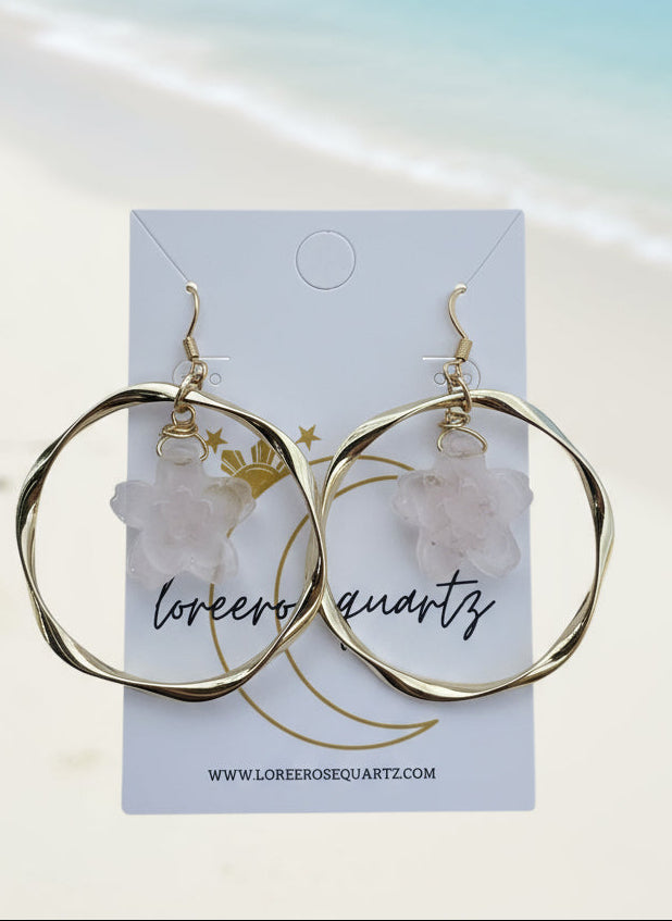 Sampaguita Statement Hoops