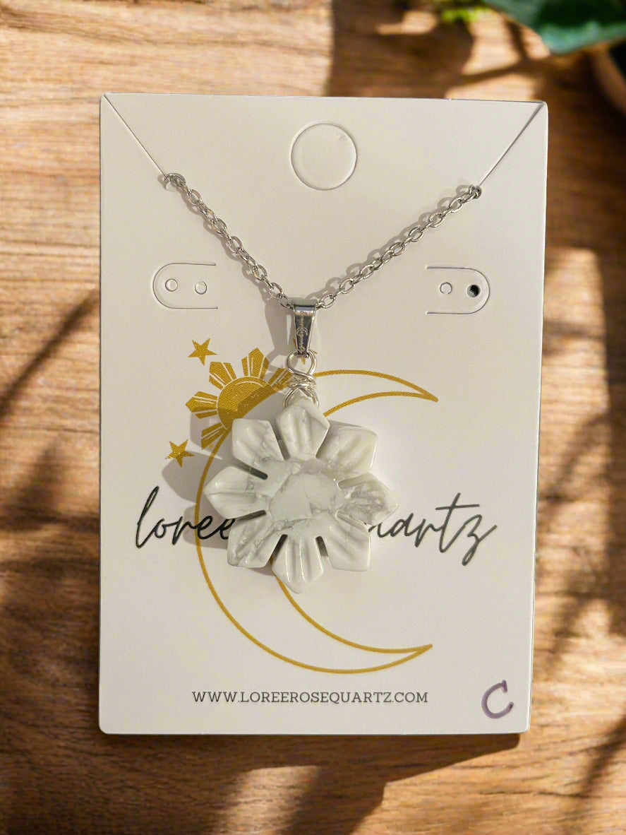 Howlite Araw Crystal Necklace (Third Edition)