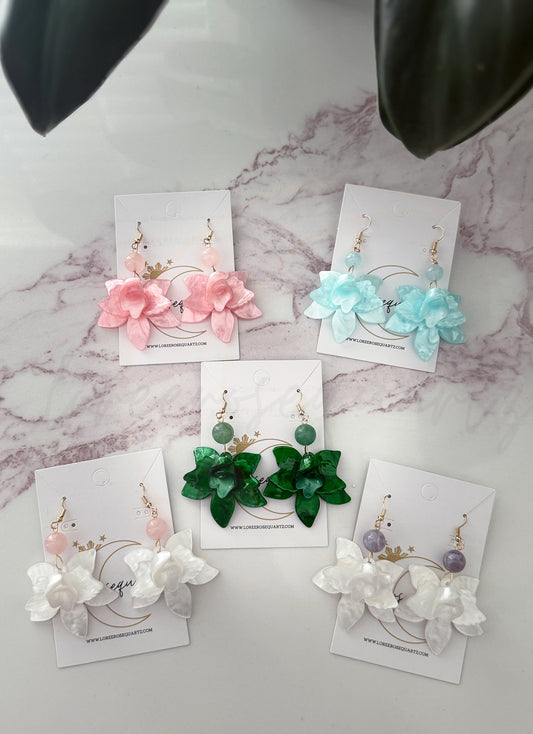 Sampaguita Statement Earrings