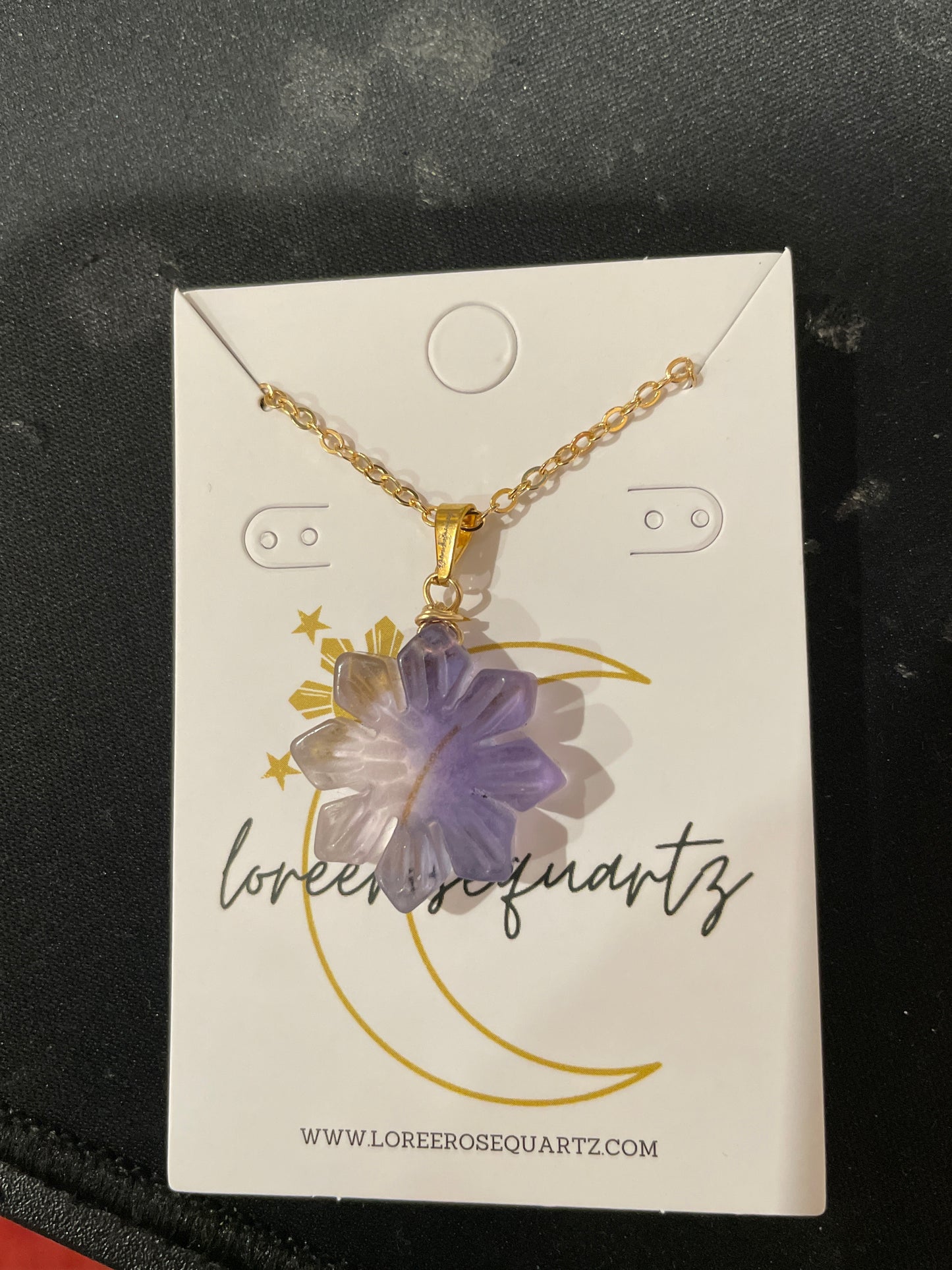 Fluorite Araw Crystal Necklace (Third Edition)