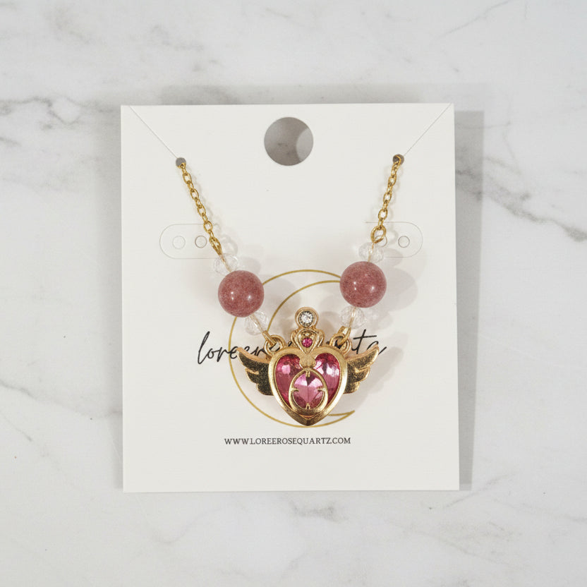Strawberry Quartz Crisis Moon Compact