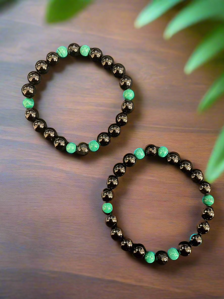 Tanjiro Haori Malachite & Obsidian