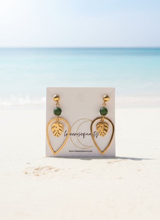 Jade Monstera Teardrop