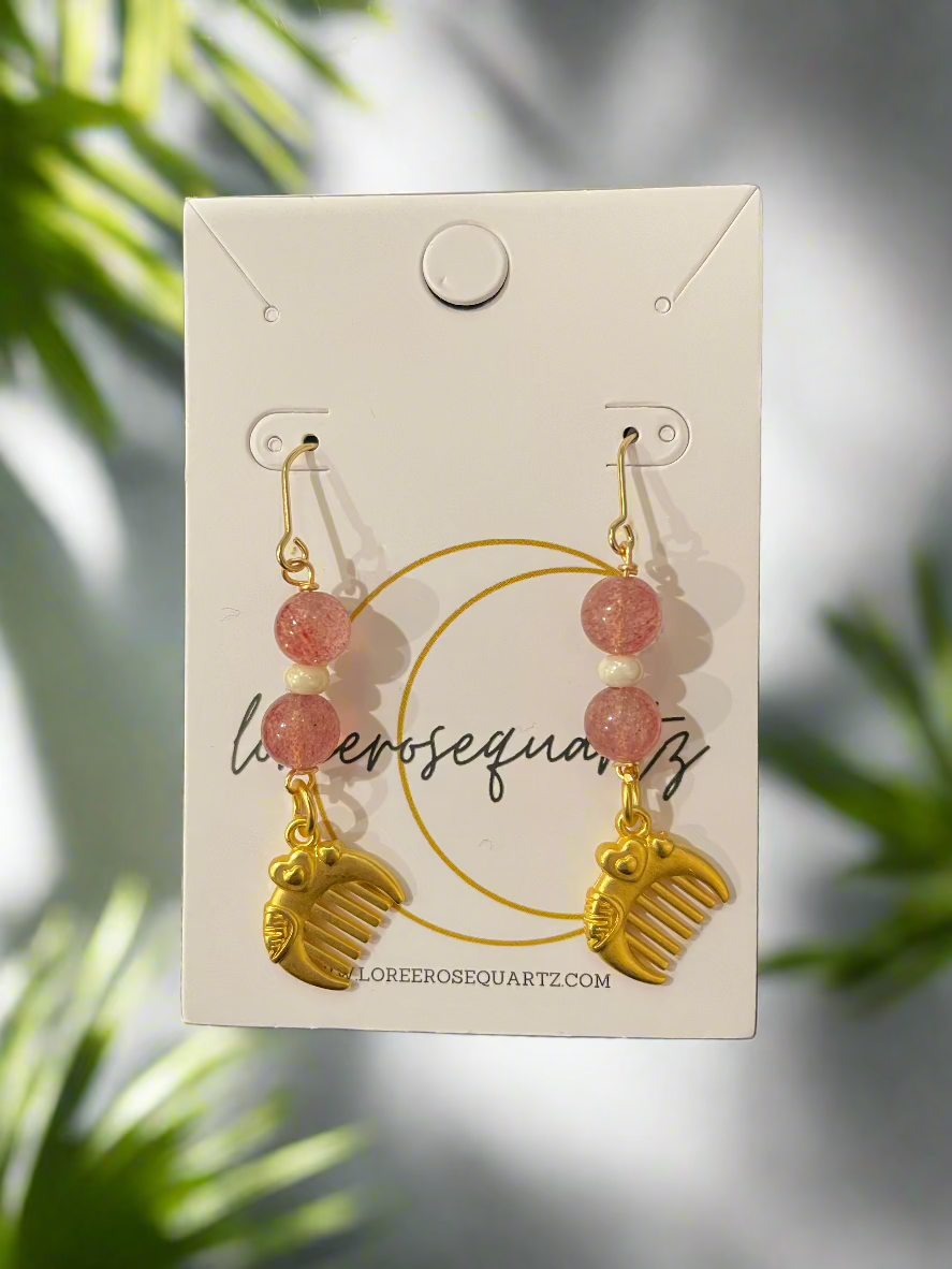 Warrior Princess Fan Earrings