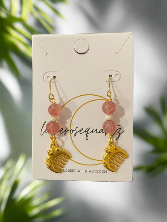 Warrior Princess Fan Earrings