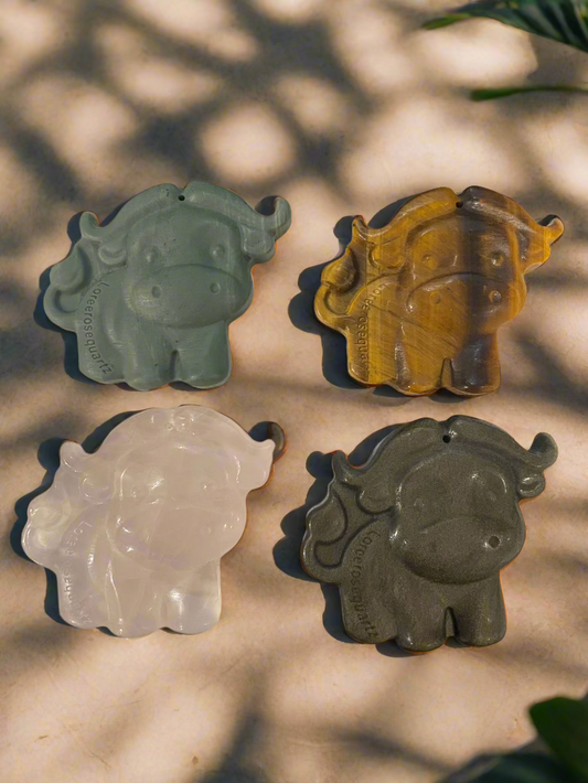 Carabao Crystal Keychain