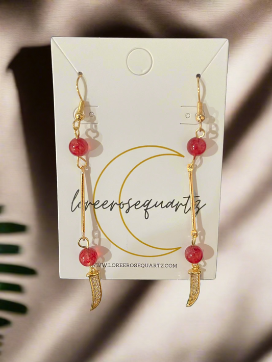 "Mira" Strawberry Quartz Woldo