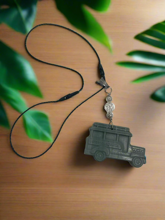 Jeepney Crystal Car Ornament