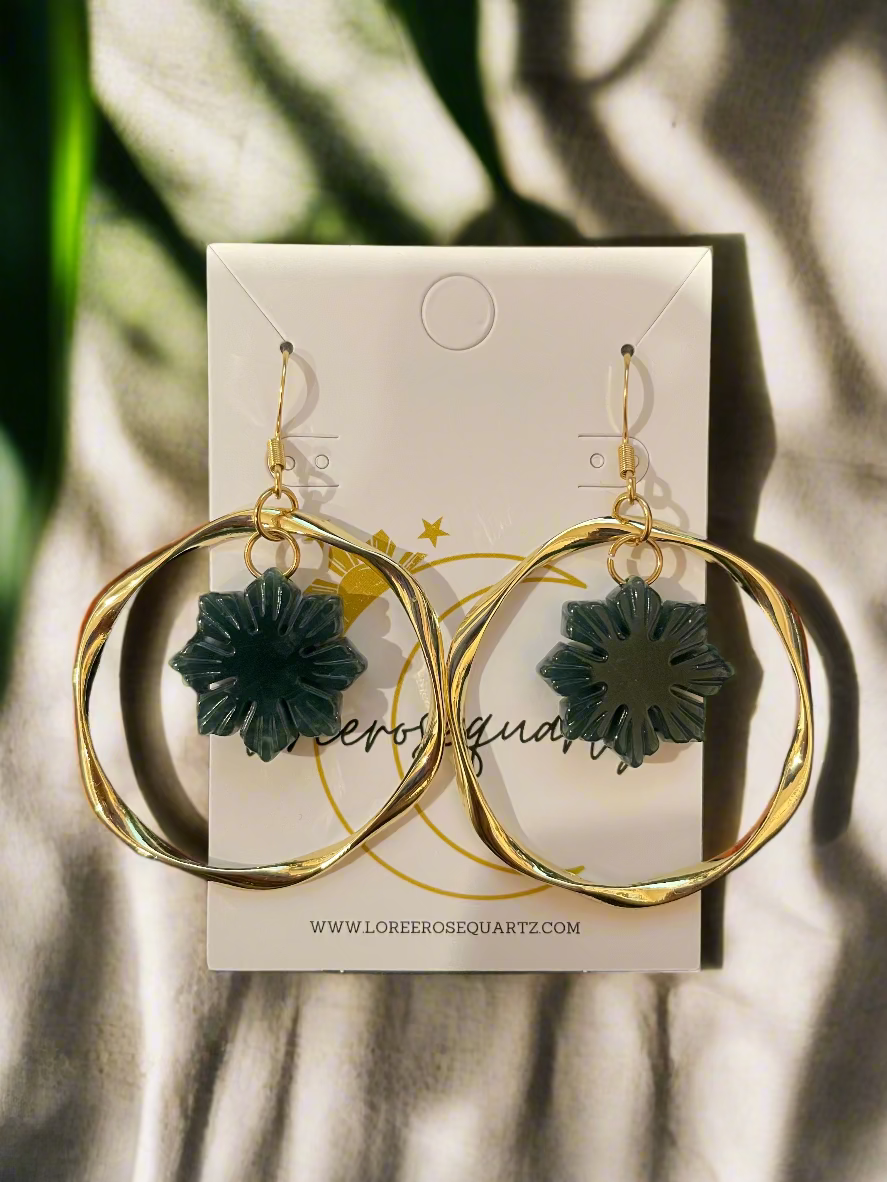 Jade Araw Statement Hoops