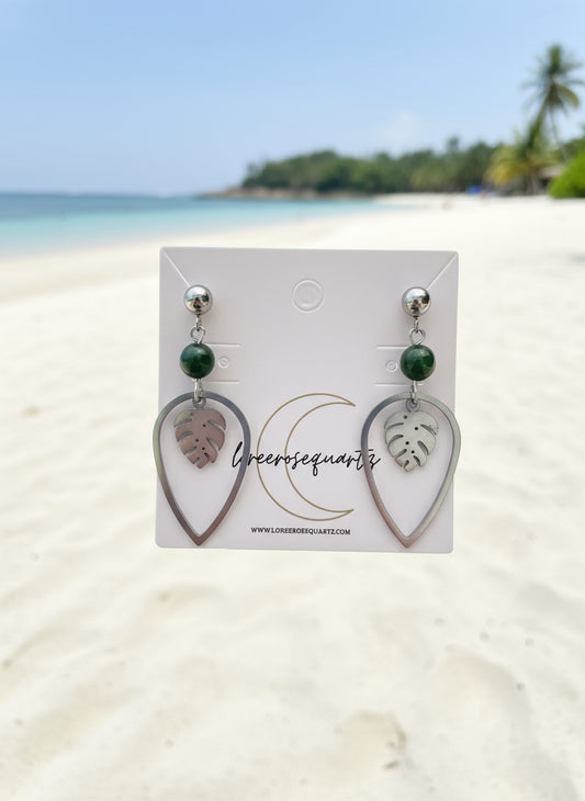 Jade Monstera Teardrop