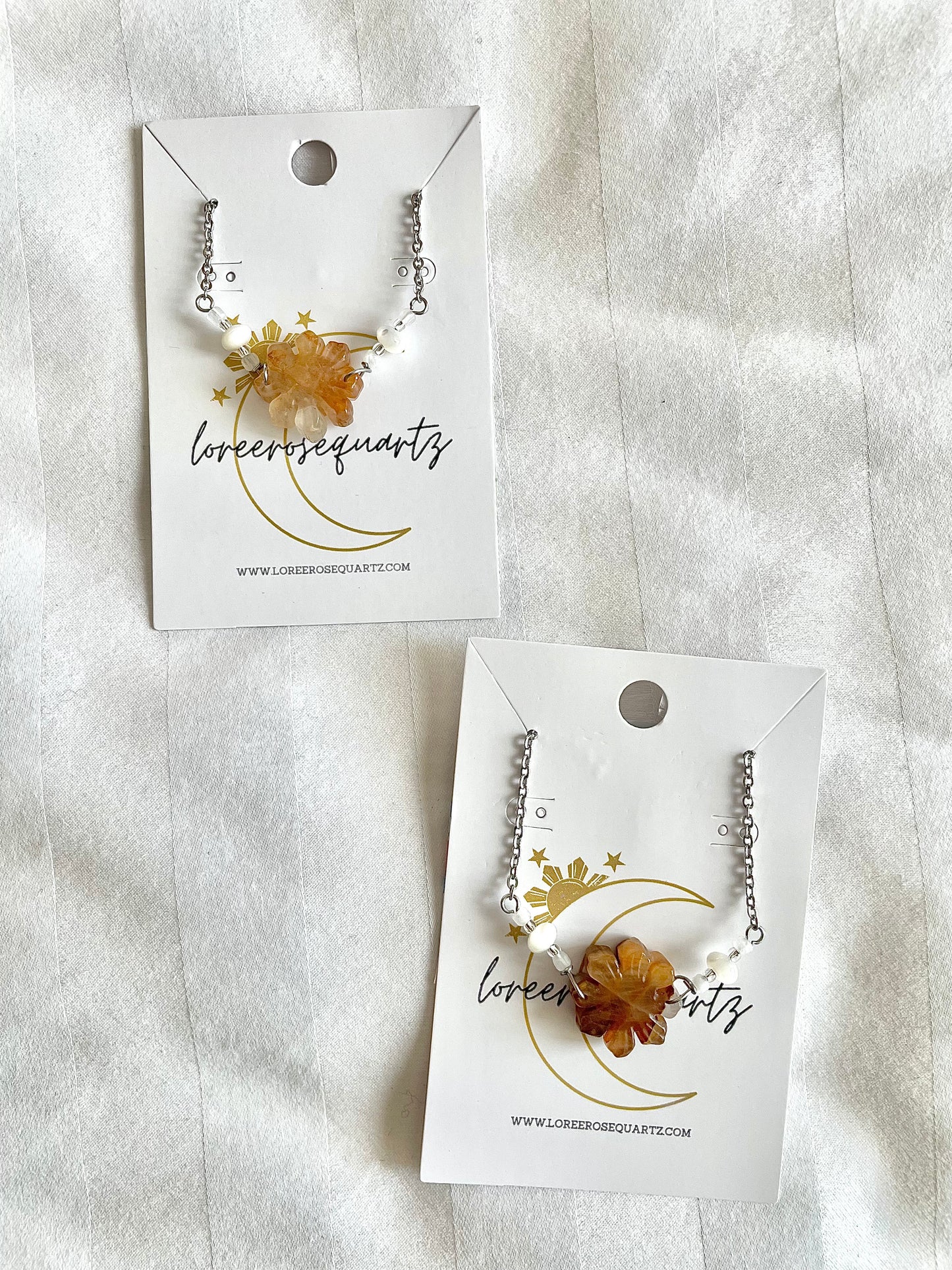 Mini Araw Crystal Adjustable Necklace