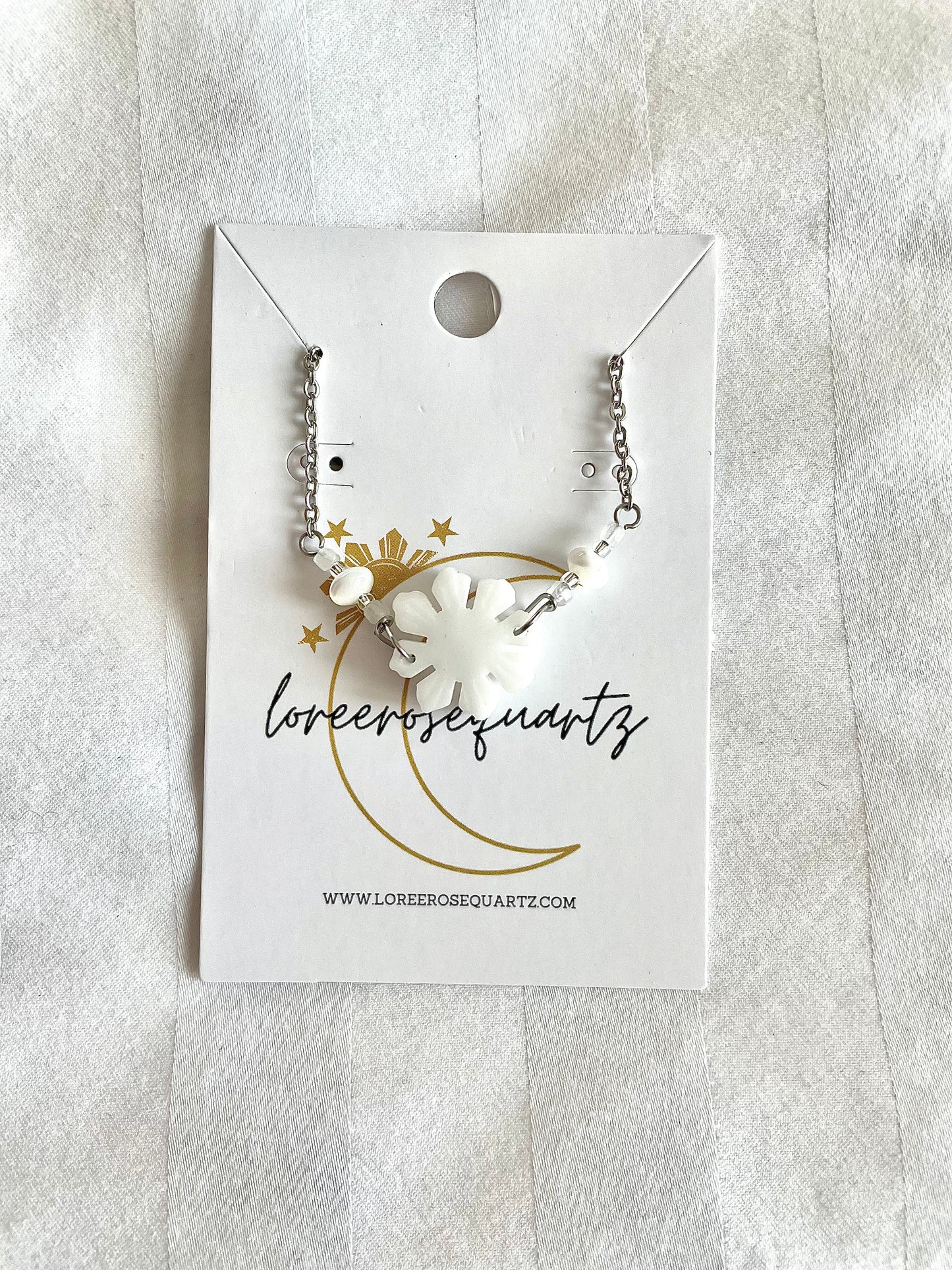 Mini Araw Crystal Adjustable Necklace