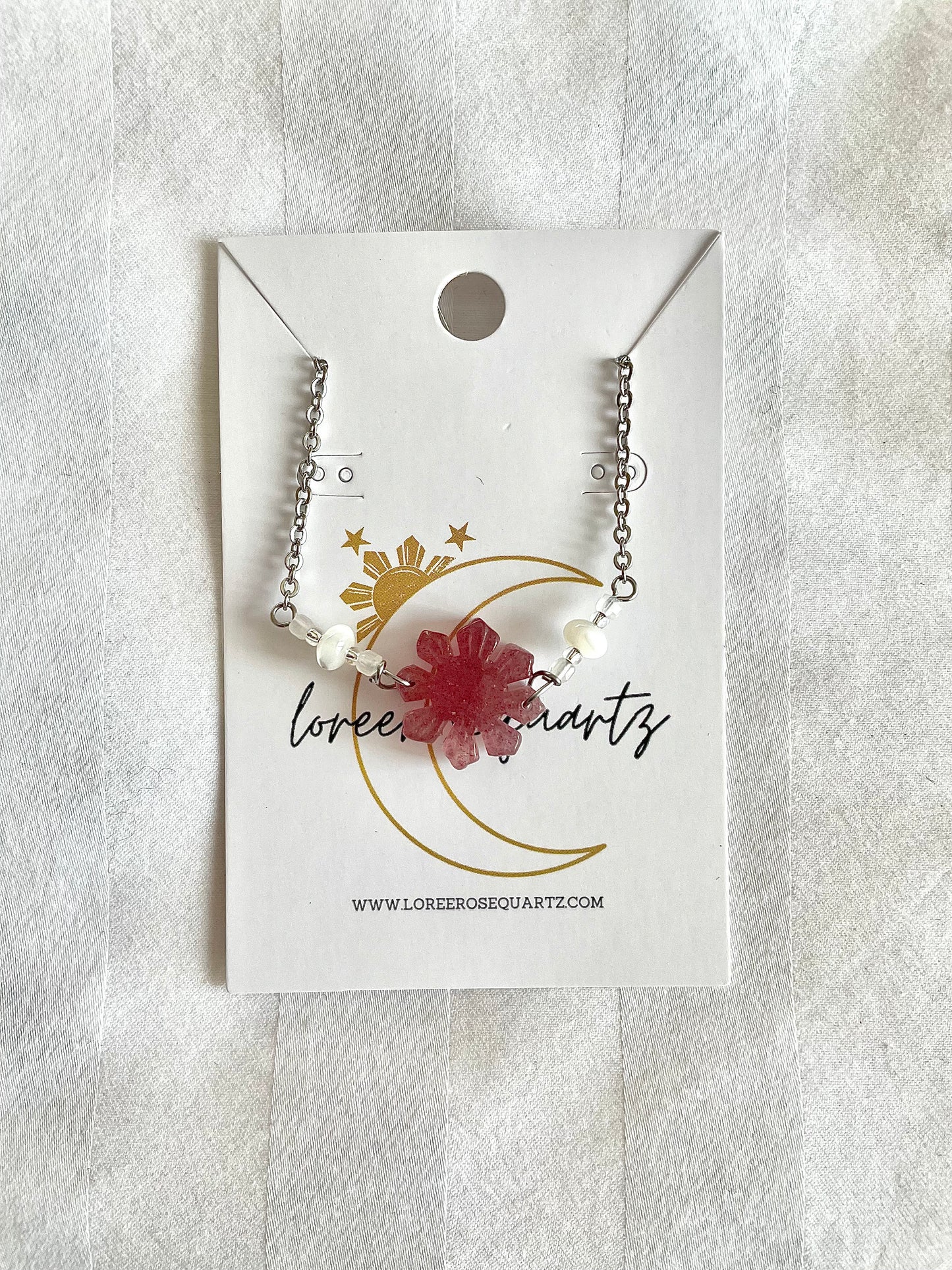 Mini Araw Crystal Adjustable Necklace