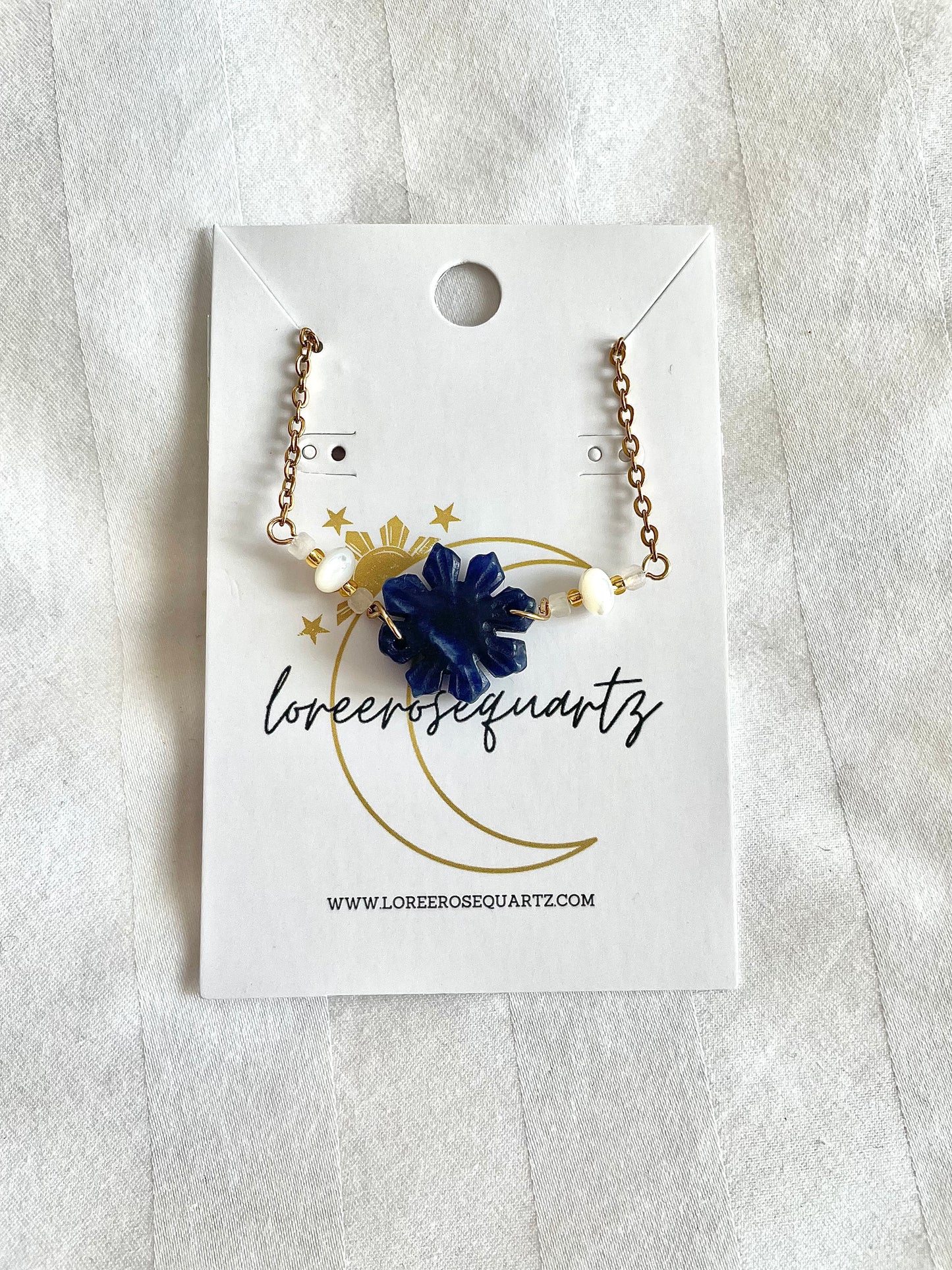 Mini Araw Crystal Adjustable Necklace