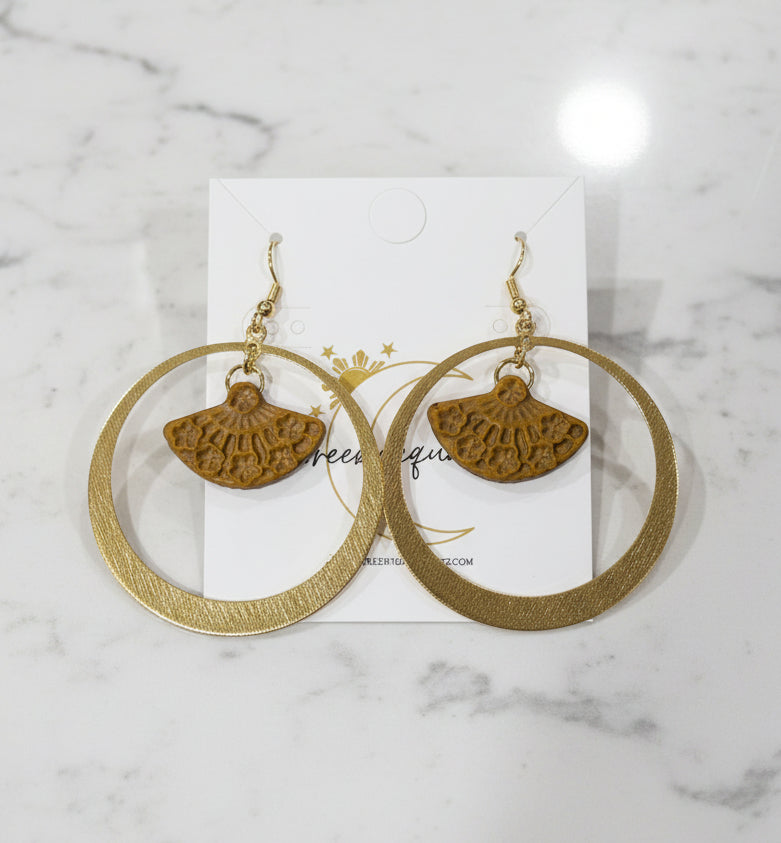 Tiger's Eye Pamaypay Hoops