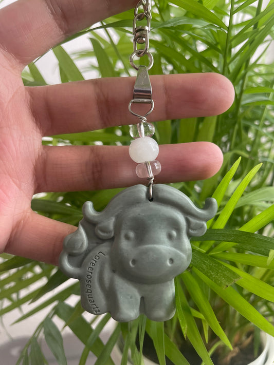 Carabao Crystal Keychain