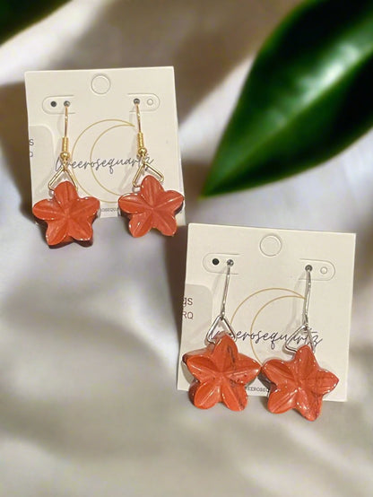 "Mary" Mini Plumeria Earrings