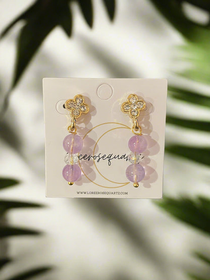 HUNTR/X Emblem Amethyst Studs