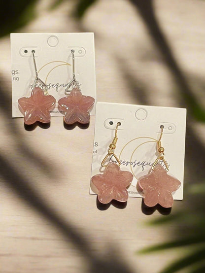 "Mary" Mini Plumeria Earrings