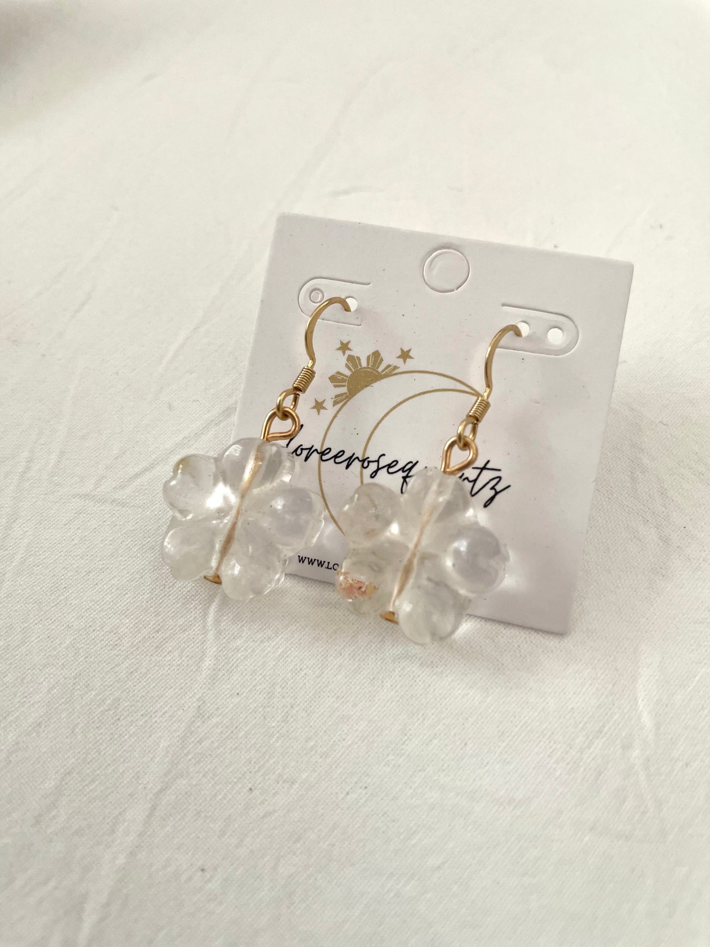 Sampaguita Crystal Hooks