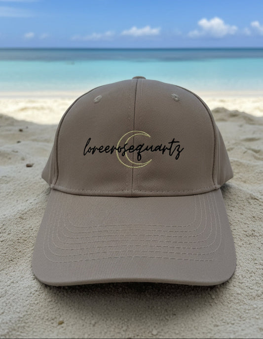 loreerosequartz beige hat