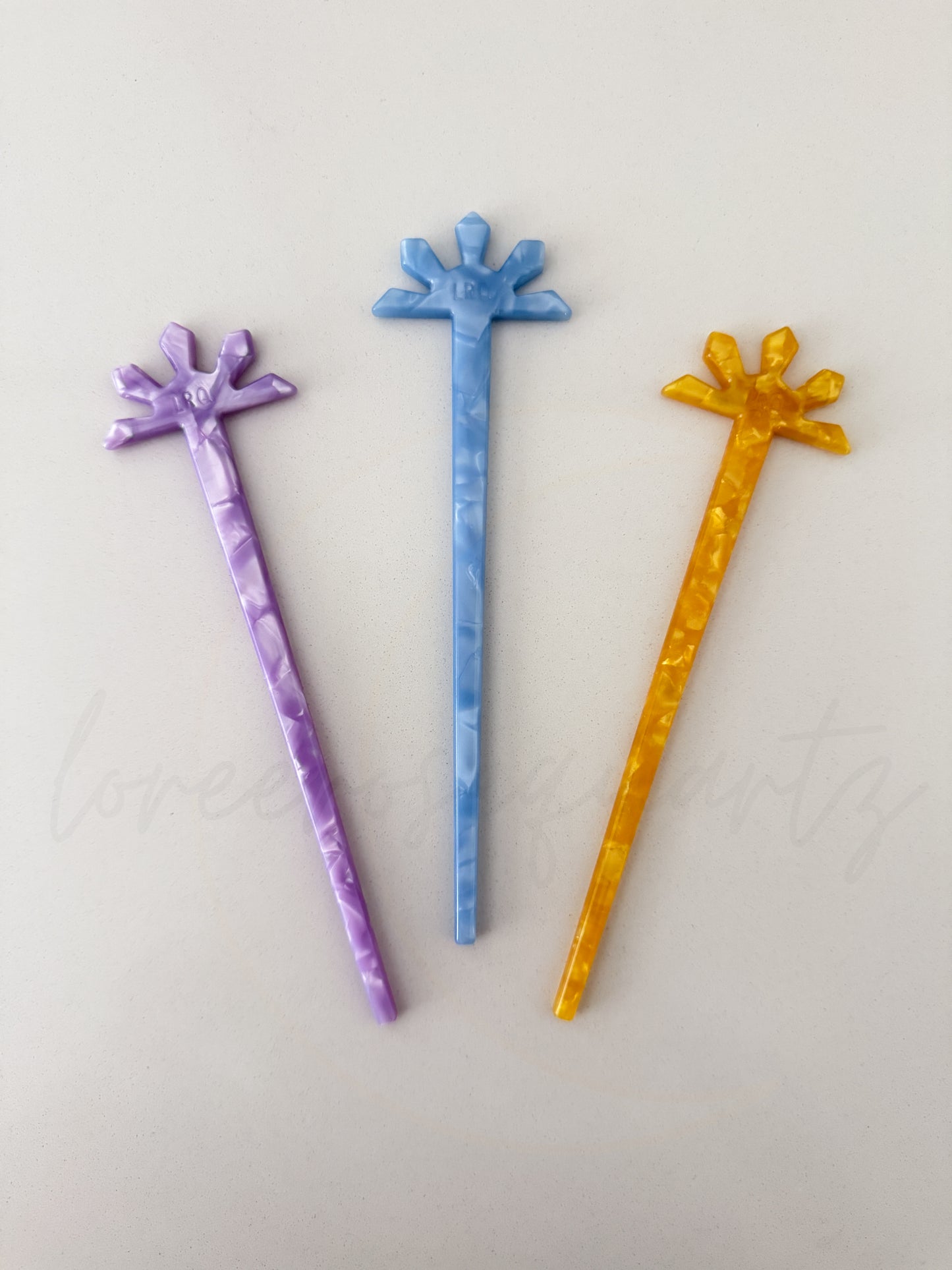 “Summer” Half Araw Hairsticks