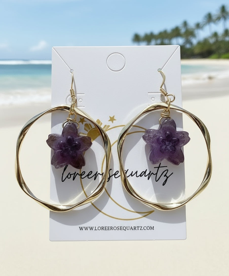 Sampaguita Statement Hoops