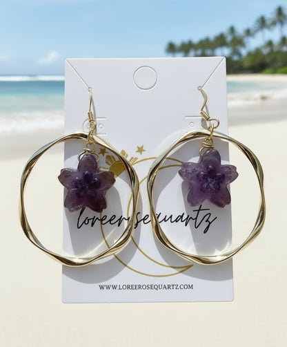 Sampaguita Statement Hoops