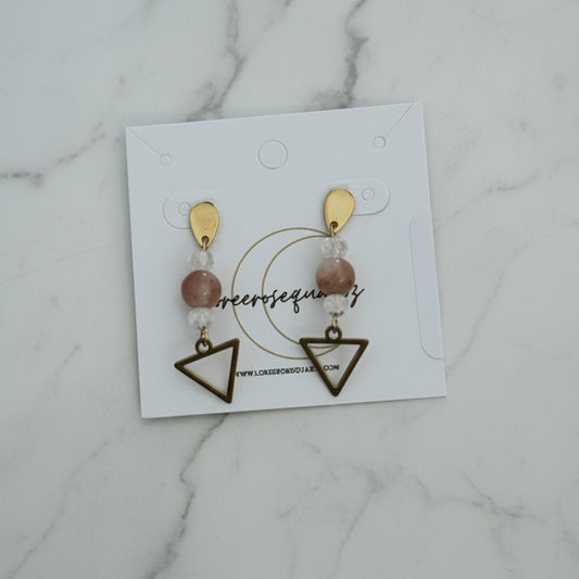 "Pochita" Sunstone Studs