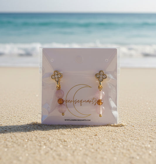 HUNTR/X Emblem Amethyst Studs