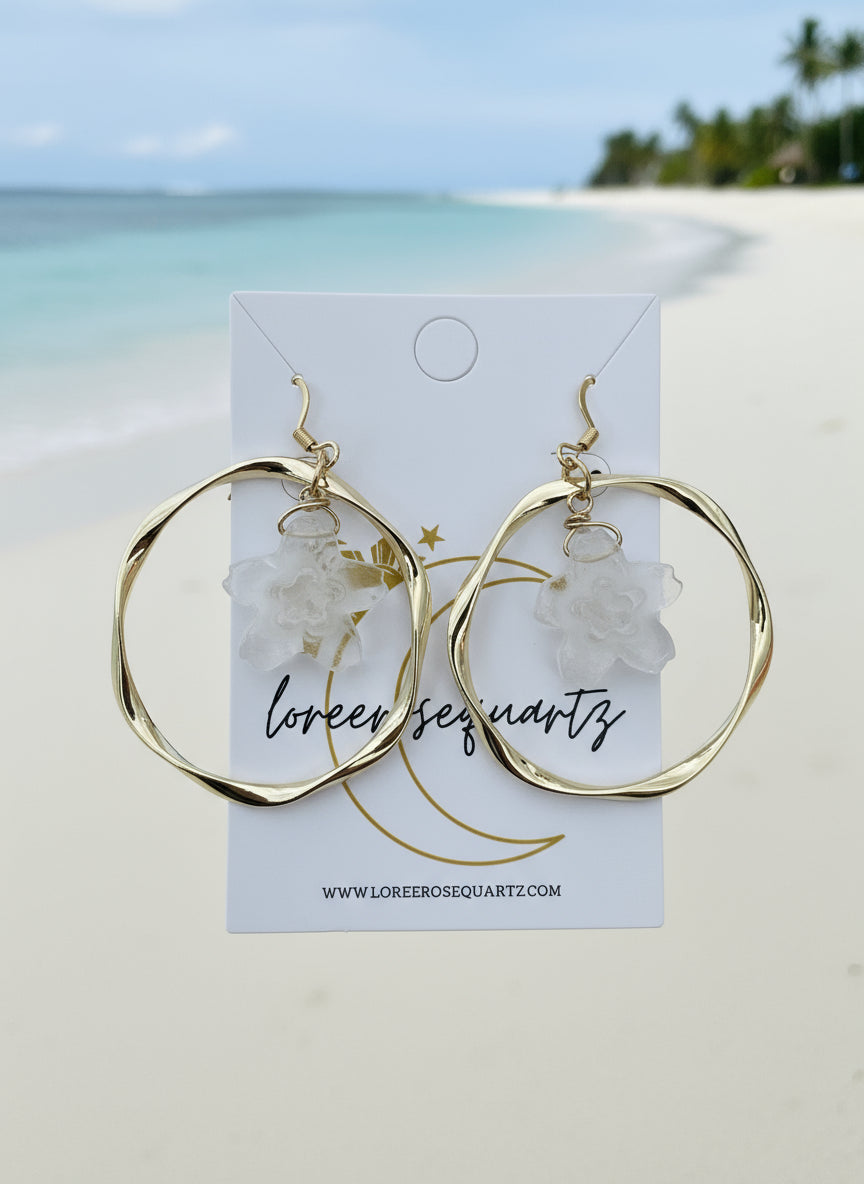 Sampaguita Statement Hoops