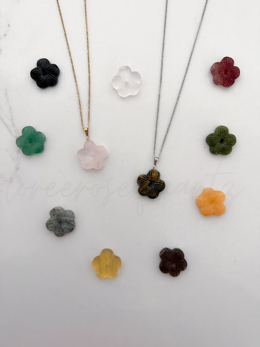 Gumamela Crystal Necklace
