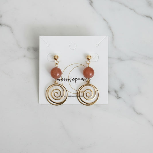 "Makima Swirls" Sunstone Tiger's Eye