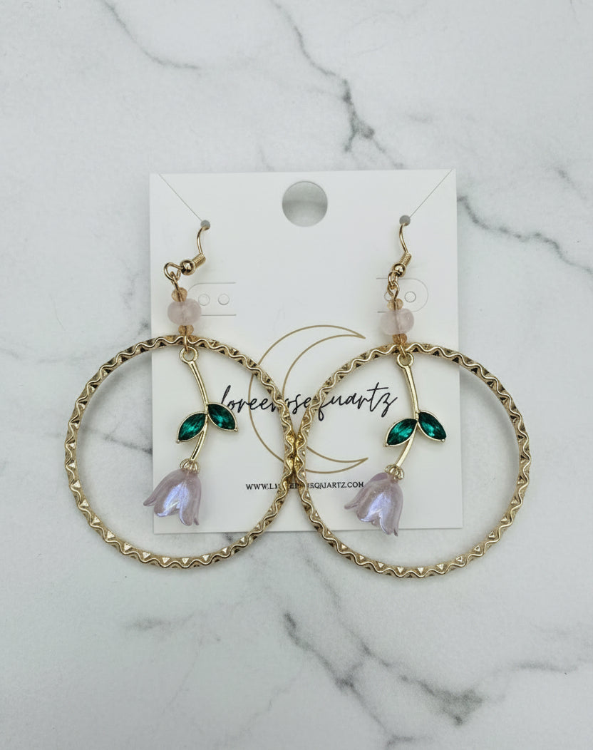ILLIT Flower with Rose Quartz
