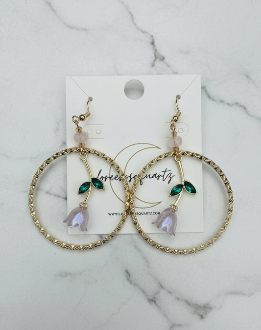 ILLIT Flower with Rose Quartz
