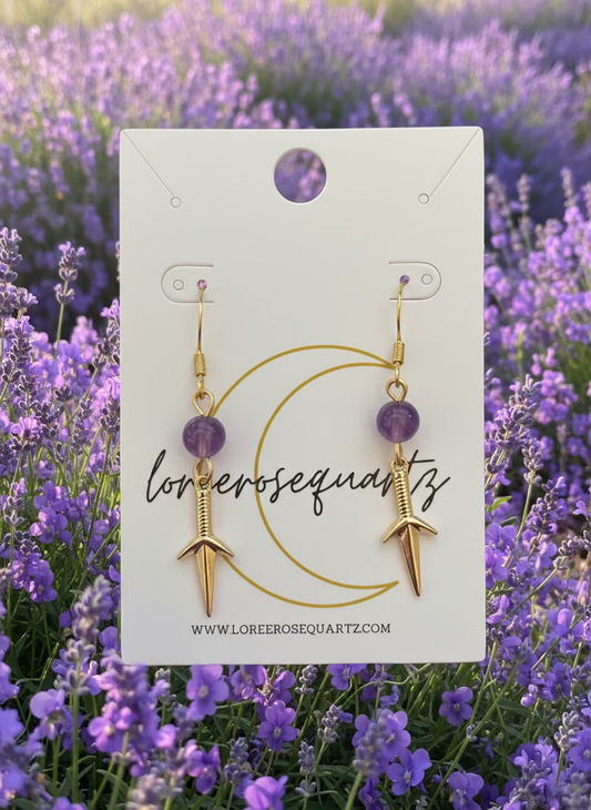 "Rumi" Amethyst Saingeom Sword