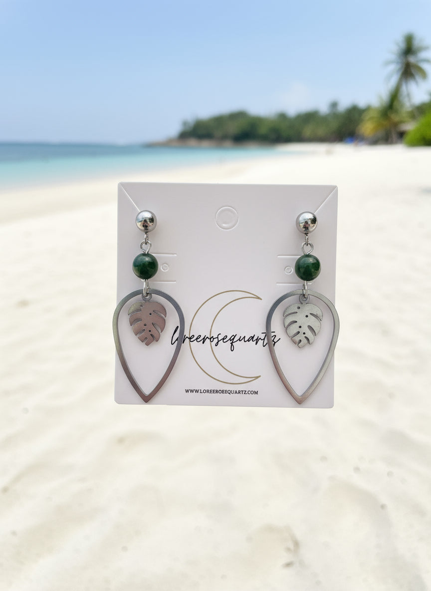 Jade Monstera Teardrop