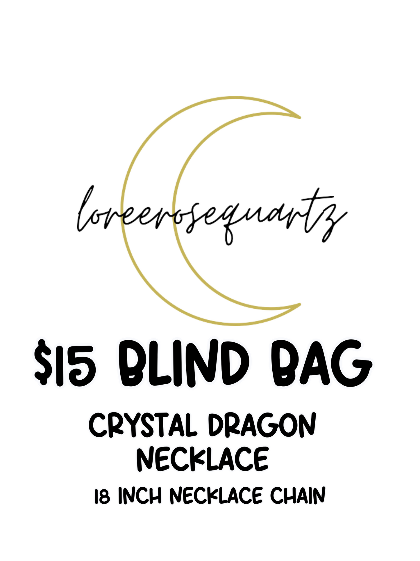 $15 Blind Bag - Crystal Dragon Necklace